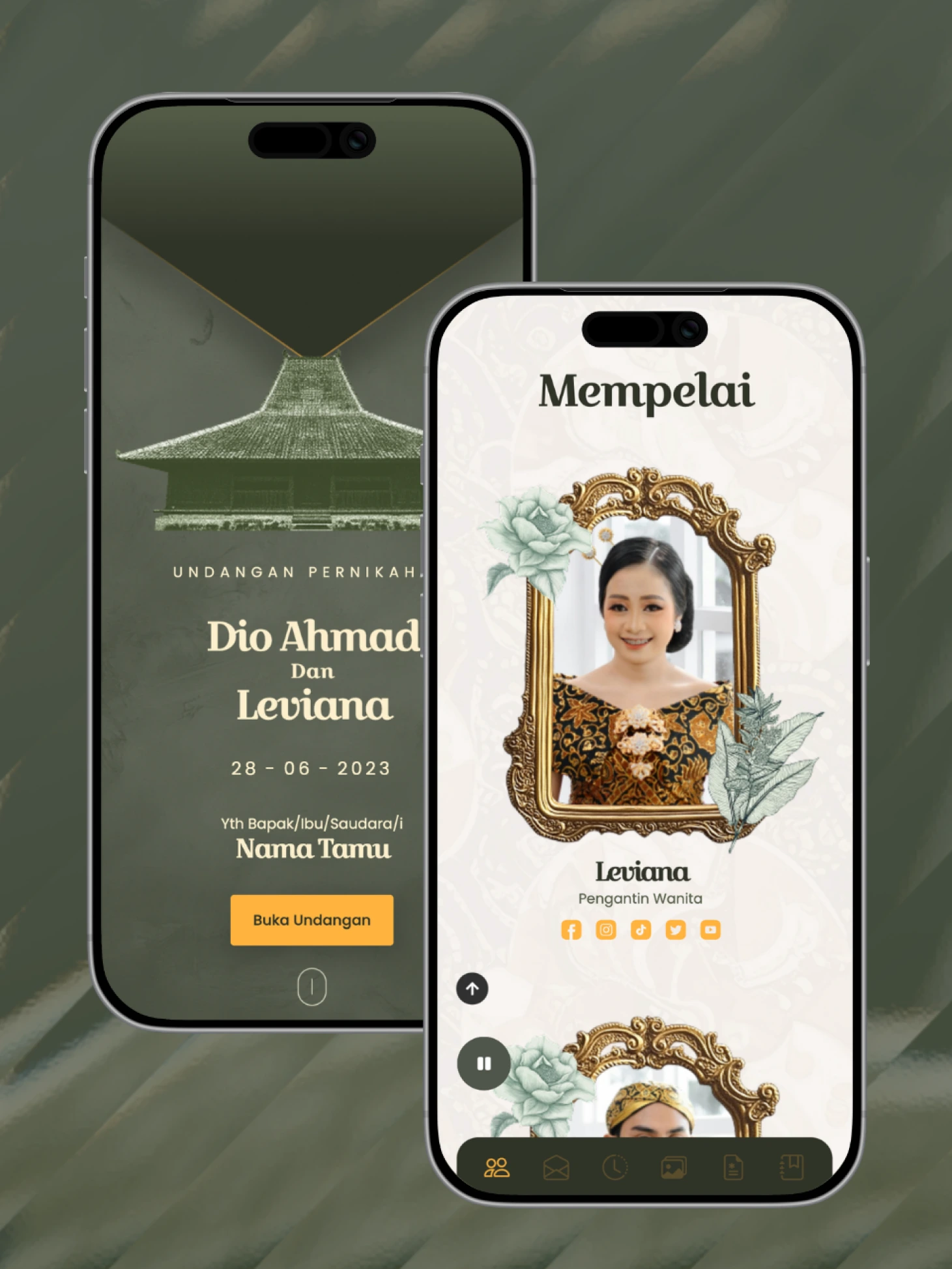 Pratinjau tema Java